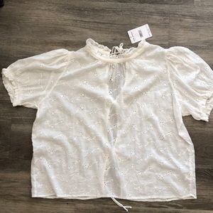 Free People white blouse